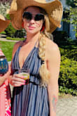Love love love this dress!! I wore it to a hot, all day outside event with a pair of cute summer flats and got so many compliments! It fits like a dream and is very comfortable! - Amy F.