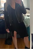 I LOVE this dress. I was skeptical about a midi length since I have a short torso and am relatively short all around (caveat- I have long legs and arms). It was super comfortable, sexy without being trashy, and I swear it made me look thinner (always a win). The price can't be beat and Lulus return policy is great so give it a try - you won't be disappointed! Ps. Don't mind the messy background in the photos, we were packing! - Jamie E.