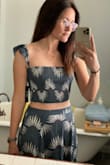 Love everything about this dress but I wasn't expecting it to be so long. I'm 5'6" and it hits the ground when I'm barefoot. I hate wearing heels, but I think I'll have to (or hem it) with this dress! - Michelle G.