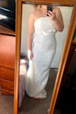 The dress on its own is beautiful, but I found the sizing to be quite off. I am typically a M, but I ordered a L because I knew it would be a little more form-fitting, and I found it ran extremely small! - Alaina B.