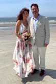 I wore this to get married on the beach. I had the snap at the top removed and and had it stitched to fit . It was the perfect flowy beachy look I was going for at a great price point - Maria K.