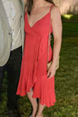 Love the dress and the color but the fit is off slightly. I went off of the size chart and ordered a medium, but definitely could have fit a small, maybe even an XS. I have broad shoulders and rib cage and no hips so that could be why it didn't fit quite right. I did get quite a few compliments and would wear again - Katie S.