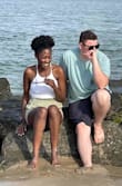 I love the way this fits!! It's perfect! I wore it to the beach and unfortunately, to a funeral, but I'm in love with this!! Goes with everything! - KiAnna S.