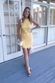 This is perfect as a wedding guest dress! My usual size small fit great, and this dress fits very flattering. Also, this beautiful yellow color got so many compliments! I'll definitely be shopping at Lulus for events in the future! - Jillian S.