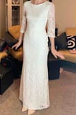 It's such a beautiful and sleek dress. It stretches to the body and feels super high quality. The sleeves could fit a little better but that's the only part I'd alter. I went with a dress with a different vibe but it is so stunning - Sarah J.