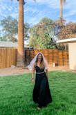 I absolutely adore this two piece! I have never gotten so many compliments and felt amazing! I ordered the white but the pants were too see through for my liking. So I went with black and wore it for my bachelorette and didn't give A frick! Buy this you will not regret it! - Erin K.