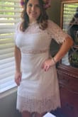 This dress turned out so much better than I imagined! I was worried it wouldn't be flattering since my weight gain but it looked amazing for my bridal shower. Highly recommend. - Lauren G.