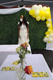 I love this dress it was perfect for my bridal shower. I docked one star because it came very wrinkled and I had a difficult time getting the wrinkles out. If you do purchase make sure to steam and iron it! - Chloe E.