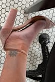 Order a size down! These heels are so cute and super comfortable! I wore them for 6 hours with no pain at all! Definitely recommend getting these in every color! - Alexa A.