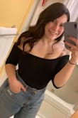 I love the shorter sleeves and it is my go to top for a night out! - Bianca N.