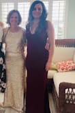 It felt great and I felt elegant. I was apprehensive about wearing something so fitting due to my "poochy stomach". However, I got many compliments all night long which boosted my confidence. - Sara G.