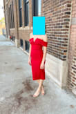 I absolutely LOVED this dress and felt fabulous in it! The fit is classy, yet sexy at the same time. The fabric was nice quality, and stretchy - fits like a glove. I got so many compliments on it from everyone! Get it! - Christina A.