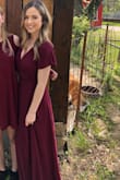 This dress was so beautiful! Wore it to a wedding and got many compliments! - Leah Y.