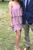 I bought this dress for a May wedding. It was absolutely perfect. Got tons of complaints and felt so good in it all night long! - Haley P.
