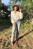 These are the most flattering jeans I've ever owned! Fits my waist perfectly and made my butt look great (& I have a pretty flat butt haha) -  everyone should buy a pair! - Carissa Q.