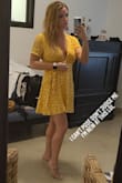 This dress is so cute, I used boobie tape since it's so low cut and I'm heavy on top but it made the whole thing look amazing! - McKenzie O.