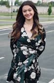 Small fit perfectly. Loved the tie waist & the ruffle hem. - Ann P.