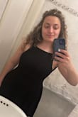 I bought this dress for my college graduation, and it fits perfectly! I'm curvy and have a tough time finding dresses/pants that fit. I like that the top is form fitting but it's stretchy and flowy material! Hugs curves nicely without digging in. The open back is beautiful too! - Elyssa S.