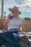 It looks like I paid $100 for this hat and I get a lot of compliments on it when I wear it. I have a small head so the sizer inside makes it wearable for me! - Lucy F.