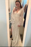 I love this dress!! Such good quality and very durable, it shipped so quickly and I was able to track it all as well. I can't wait to wear this for my wedding in 1 week! - Kelly M.