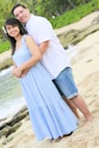 Wore this dress on our vacation to Hawaii for our family/maternity photo shoot. Love the fabric and the fact that it fits really well as a maternity dress and my belly still has room to grow into it (I was 17 weeks pregnant). Thanks Lulus! - Christine E.