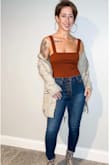 Love this top. Great color; compliments every skin color and fits really well. It was comfortable and didn't feel like it was riding up or being pulled down. Great material. - Erin M.