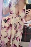 Beautiful dress, but if you're large chested you may want to add a tube top to not have it all on display. Other than that the dress is really well made & love how it flows. - Kathryn D.