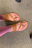 This easy slip-on sandals are super cute and comfortable! - Thevni L.