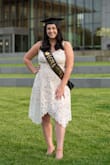 I really loved this dress. I ordered the XL first but it was too tight in my chest area so I ordered the 1X and it fit perfectly. I wore this for my college graduation photos and got so many compliments. - Shannon B.