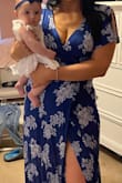 Fits true to size I ordered a Large. Loved this dress so pretty and flowy and long enough. - Katelyn A.