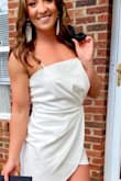 Beautiful dress! Fit great. Very flattering! Love the detail at the top! - Brianna P.