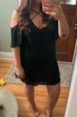 This dress is stunning and fit perfectly. I'm a size Medium/10 and got the large. Wouldn't change a thing! - Shelley L.