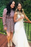 I wore this to an outdoor wedding and I got so many compliments. Very well made, double fabric- not see through but still light and airy. Was a little short on me because I am so tall. - Ashley C.