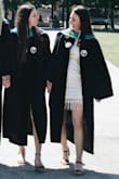I wore this as a graduation dress and it was great! The cut out detail is so cute and it is a good length to be more professional. - Carly L.
