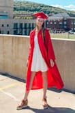 I would have ordered a small but this dress was out of stock in all sizes, and one medium came in so we got it! We did get it altered but it turned out beautiful! The cut is a little too low for me but otherwise, I love it! - Heather M.