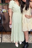I wore this dress for my graduation party and got tons of compliments on it! It was really easy to move in, and it felt really durable, but it wasn't too warm at all. It was really fun to spin around in too! Since it was a little loose on me, it ended up being a lower cut than I expected, but it worked out just fine. - Hannah G.