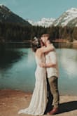 This dress was everything I needed and more for our spontaneous elopement!! - Dana D.