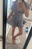 This is really sexy on, but very short! I ended up returning it for that reason. - Jessica O.