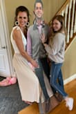 This bodysuit is sooo soft! The bows on the shoulders elevate it from a basic to a cute top. I tucked it into flowy pants for a casual day look. You definitely need to wear petals because of how low the back dips down. There are snaps on the front area, hallelujah, so bathroom breaks were not an issue! - Jenna A.