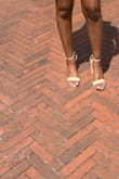 These are really cute heels! I recommend wearing the shoes with heel inserts especially if walking around a lot! - Diane M.