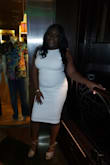 This dress was perfect! I'm usually a medium, but I decided to size up just because it was my first time ordering! This dress gave me classy in the front and party in the back! I loved everything about it and so did my husband! Perfect for anniversaries or date night! The arms were a little loose (only because I sized up), and not see through so that was a plus! I would most definitely purchase in more colors if they become available! - Shy'Anzilla C.