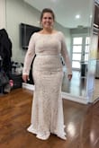 I really loved this dress. But I ended up falling in love with another. It fit beautifully on my curves. Definitely a very close second. - Jannel P.
