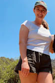 I love these shorts. They're perfect for walking around, relaxing, or trying to look cute for a casual lunch. They're a good length on me. I recommend! - Morgan B.