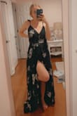 I love this dress!! It's a tad bit bigger than I would've liked but I still love it. It's super flowy and freeing. Would definitely recommend! - Abby T.