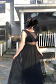 I bought this dress for my high school graduation and I love it! I was scared that the lace could be scratchy or the bust wouldn't fit, but it's both comfy and fits perfectly. Only thing is that it is hand wash only, probably because of the extensive lace. - Alex S.