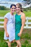 This dress was super flattering and a great color. Wore for my college graduation. I ordered both a medium and a large. I ultimately chose the large as it was a little less tight on my hip area, but I had to have someone take it in for the top. If you're between sizes I would suggest sizing up and altering as needed. - Kelly B.