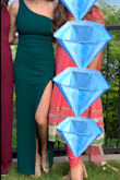 Love this dress so much! Wore it to a wedding and got so many compliments. Fit like a glove and the material is stretchy, which makes it very forgiving. - Maria L.