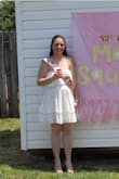 I loooooove this dress! It's absolutely gorgeous and I wore it for my bridal shower. I'm glad I ordered it way ahead of time because when I tried putting it on I couldn't get it to zip up. I normally wear a large in Lulus dresses, so I was kind of shocked it didn't zip up. I'm pretty lazy and never return or exchange stuff when it's not the right fit or what I expected, but this dress was too pretty and too expensive to not try to exchange. Unfortunately the only sizes left when I wanted to exchange was extra small which obviously wouldn't help me out. I was already on a weight loss journey for my wedding so I just decided alright I gotta kick it into high gear and miraculously I was able to fit into for my bridal shower. I love this dress. It's beautiful but for the love of god size up from your normal size! - Jessica A.
