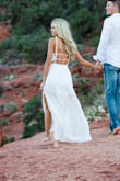 I wore this dress for our engagement photos in Sedona, and it was so magical! I am so happy I picked this this dress! Let the photos speak for themselves! - Britney C.