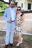 The fit was perfect. I wore it to my friends wedding.  I got so many compliments.  I am normally a small in tops and a large in bottoms, and the medium fit my perfectly in both areas. - Jillian H.